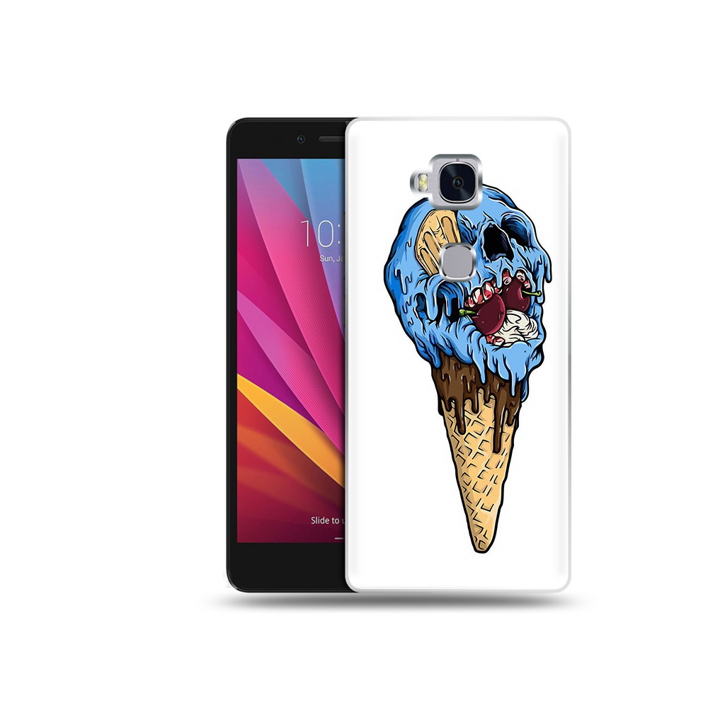 

Чехол MyPads Tocco для Honor 5X мороженное череп (PT24996.45.484), Прозрачный, Tocco