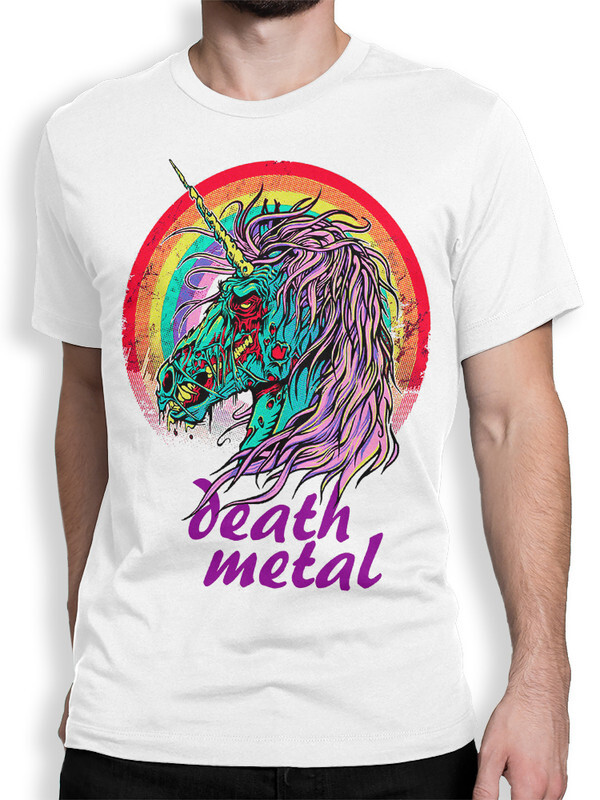 

Футболка мужская Design Heroes Death metal белая XL, Белый, Death metal