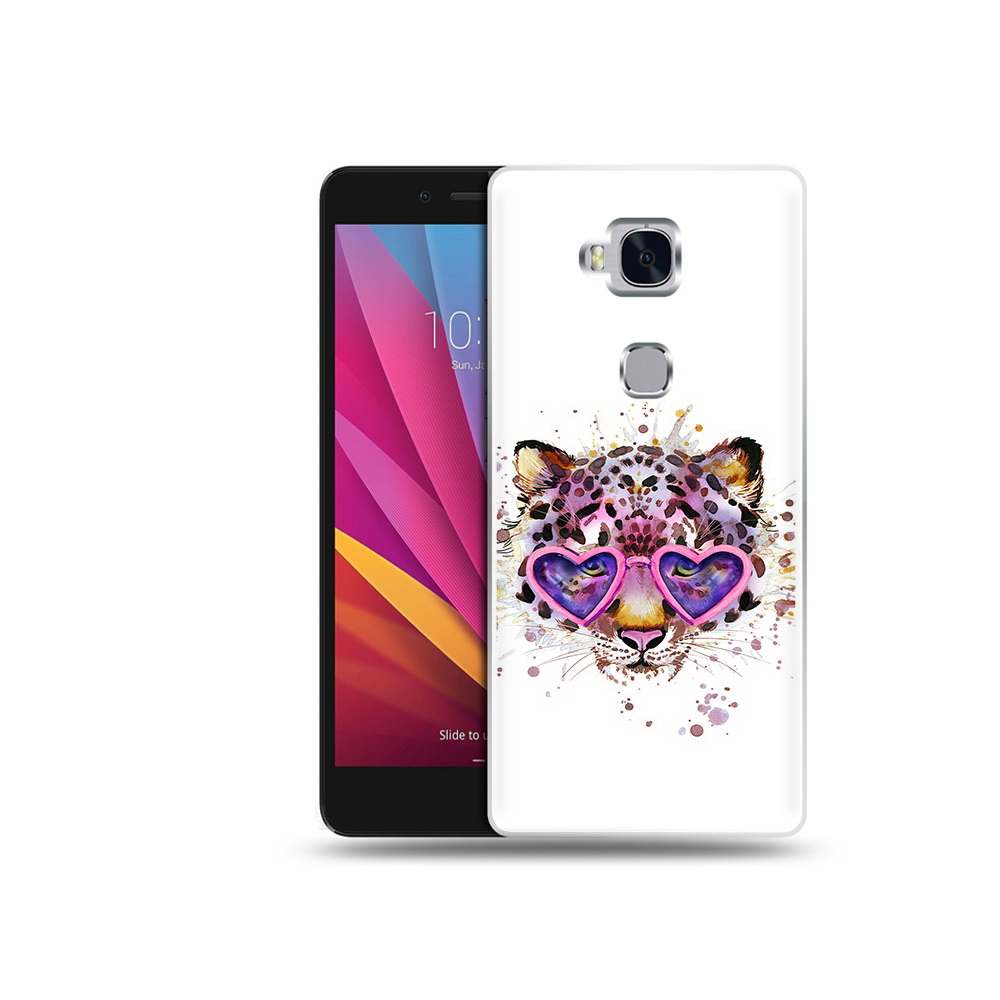 

Чехол MyPads Tocco для Honor 5X модный леопард (PT24996.45.480), Прозрачный, Tocco