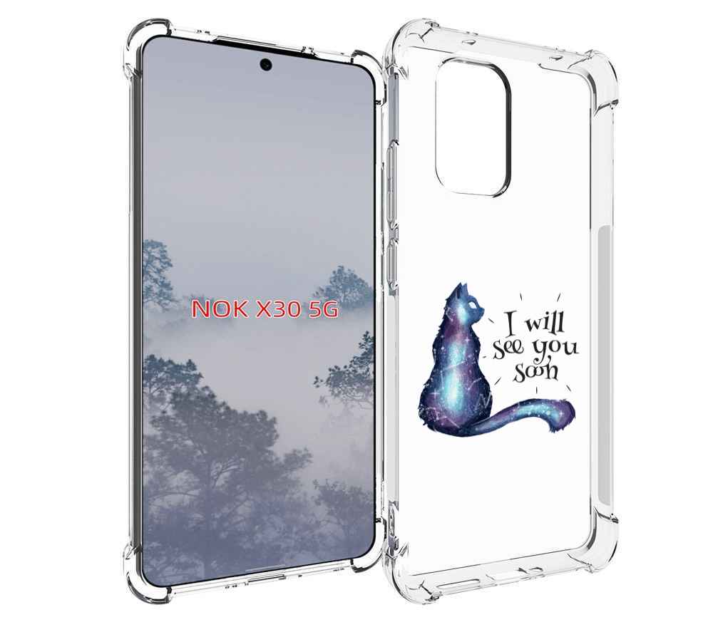 

Чехол MyPads Кошка-иллюзионистка для Nokia X30 5G, Tocco
