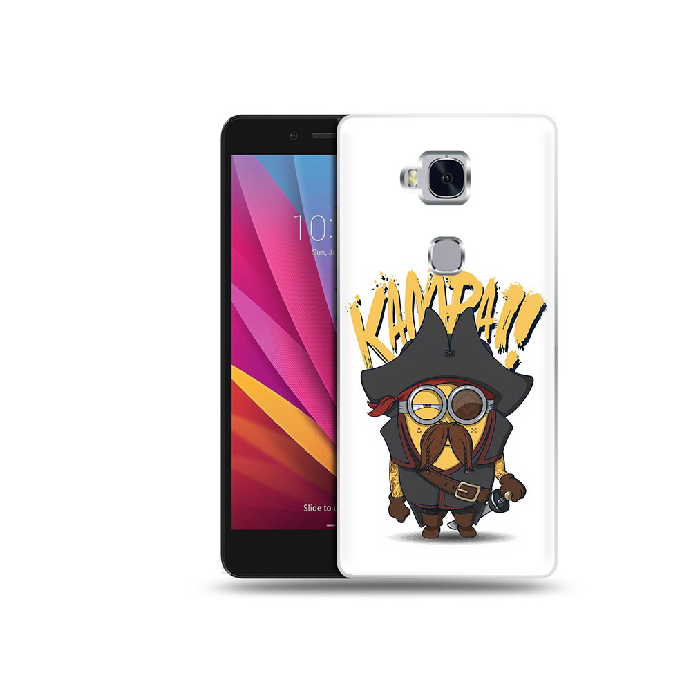 

Чехол MyPads Tocco для Honor 5X миньон пират (PT24996.45.476), Прозрачный, Tocco