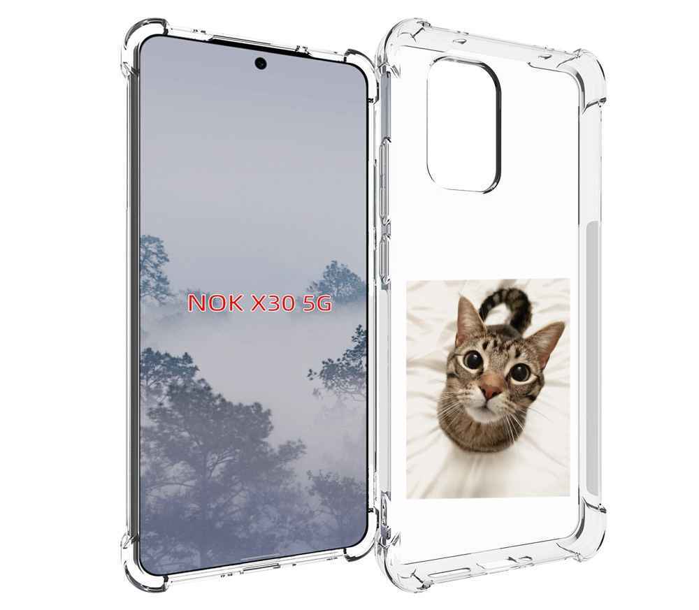 

Чехол MyPads Котик для Nokia X30 5G, Tocco