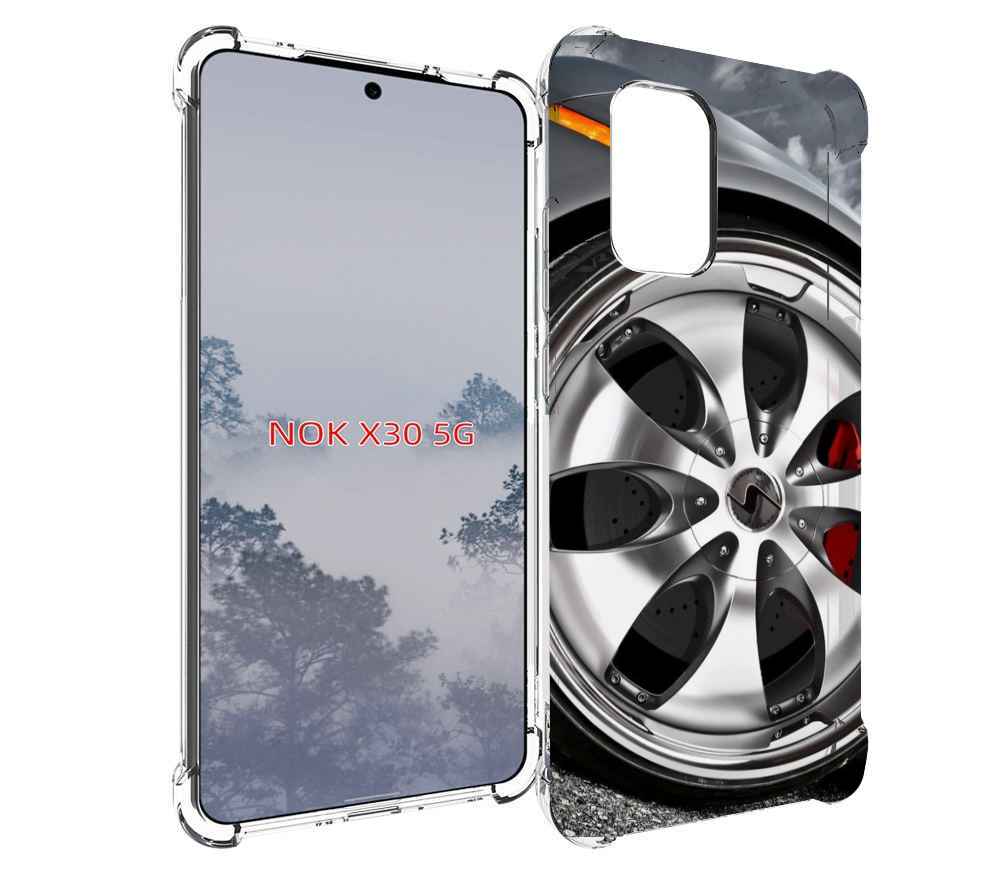 

Чехол MyPads Колесо мужской для Nokia X30 5G, Tocco