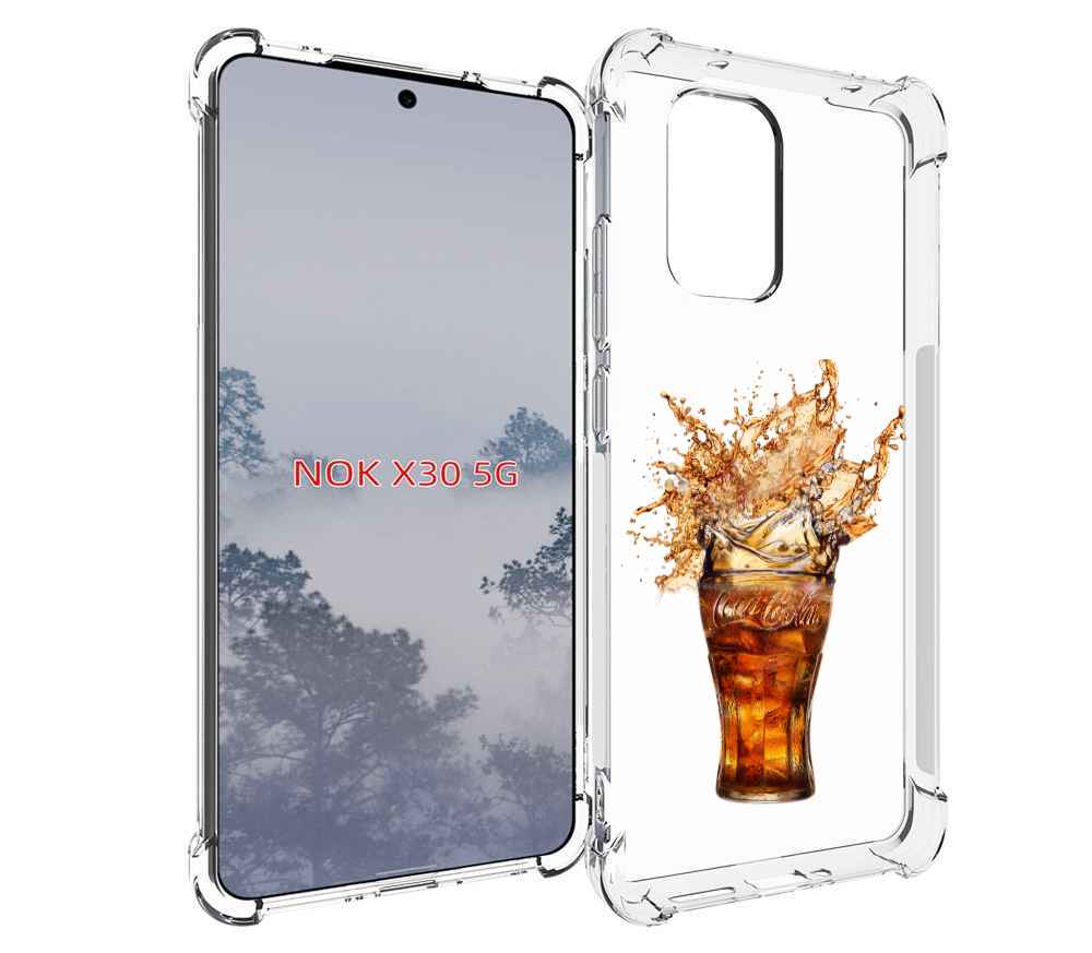 

Чехол MyPads Кола-в-стакане для Nokia X30 5G, Tocco