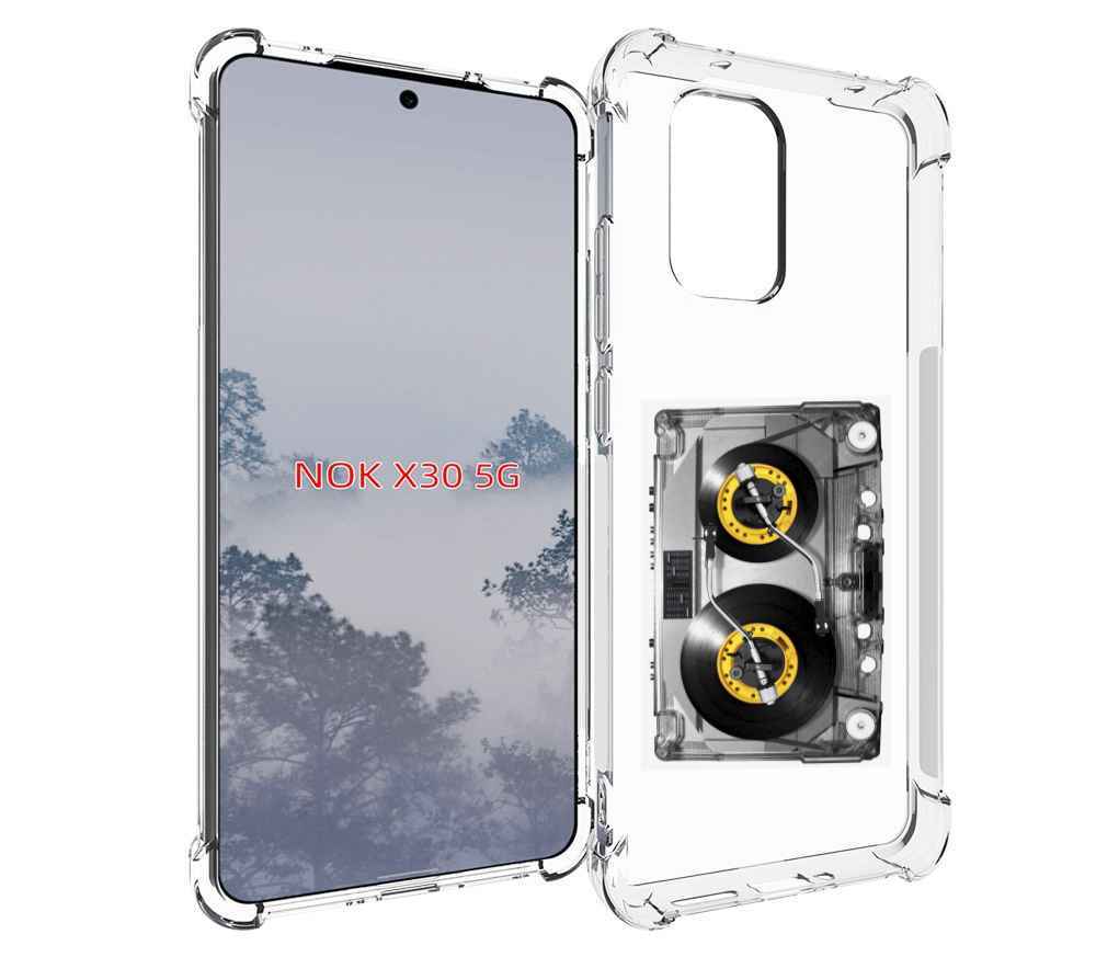 

Чехол MyPads Кассета музыкальная для Nokia X30 5G, Tocco