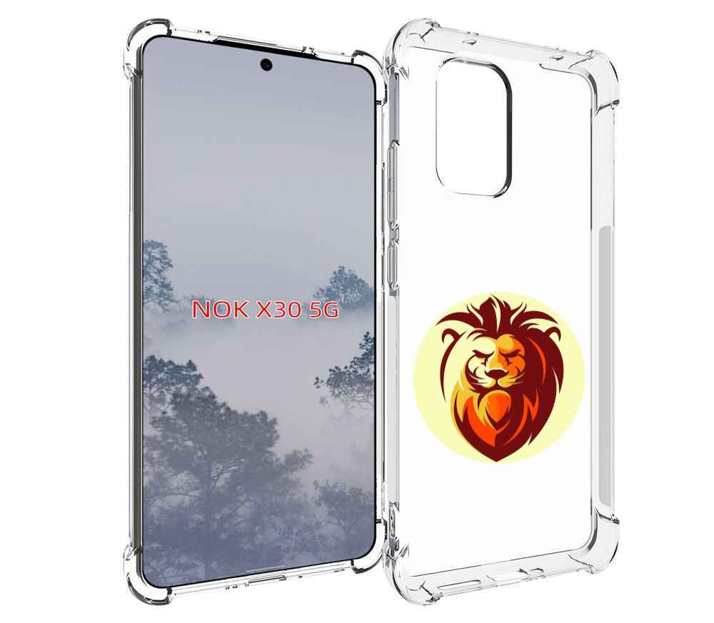

Чехол MyPads Картинка-Лев для Nokia X30 5G, Tocco