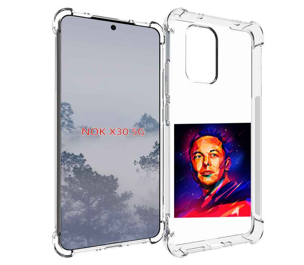 

Чехол MyPads Илон-Маск для Nokia X30 5G, Tocco