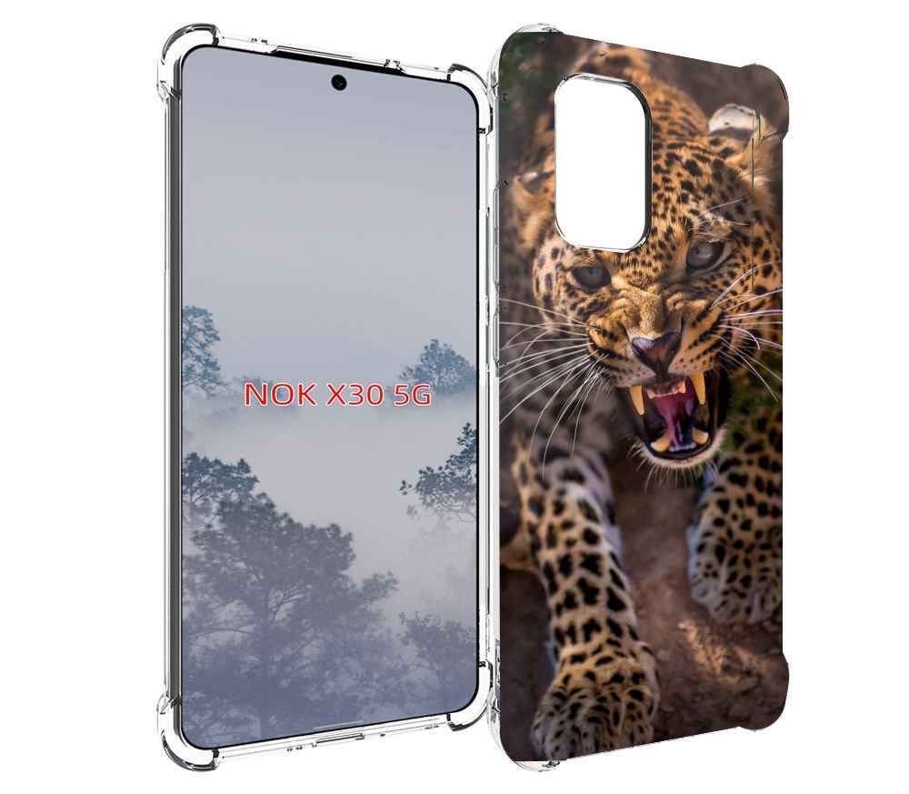 

Чехол MyPads Злой-гепард для Nokia X30 5G, Tocco