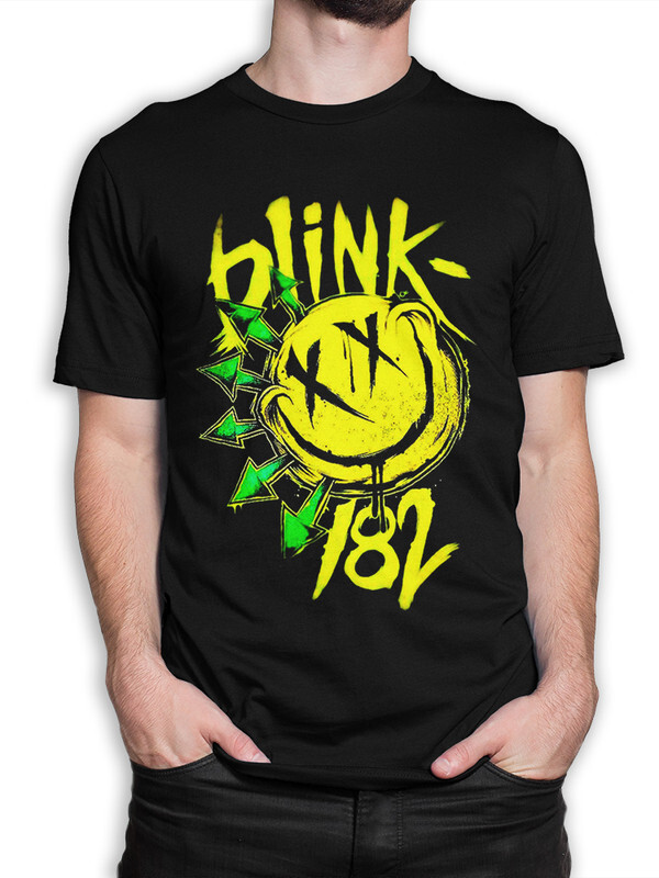 фото Футболка мужская design heroes группа blink-182 черная m