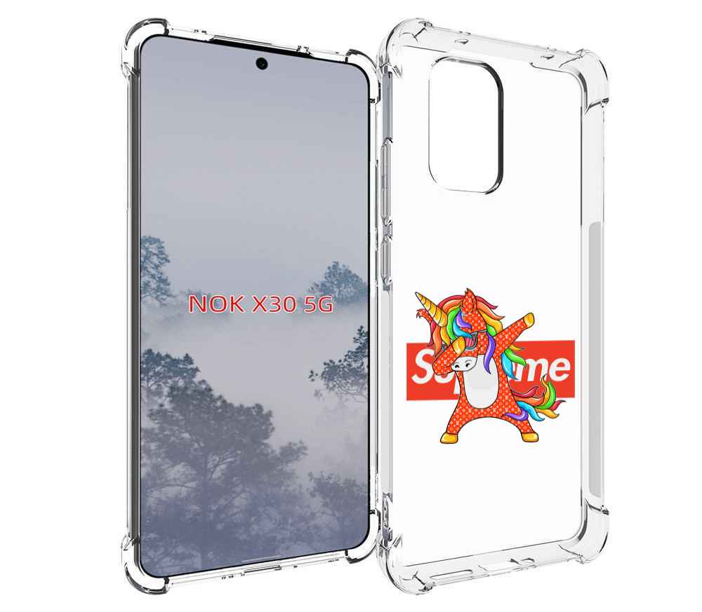 

Чехол MyPads Единорог-суприм для Nokia X30 5G, Tocco