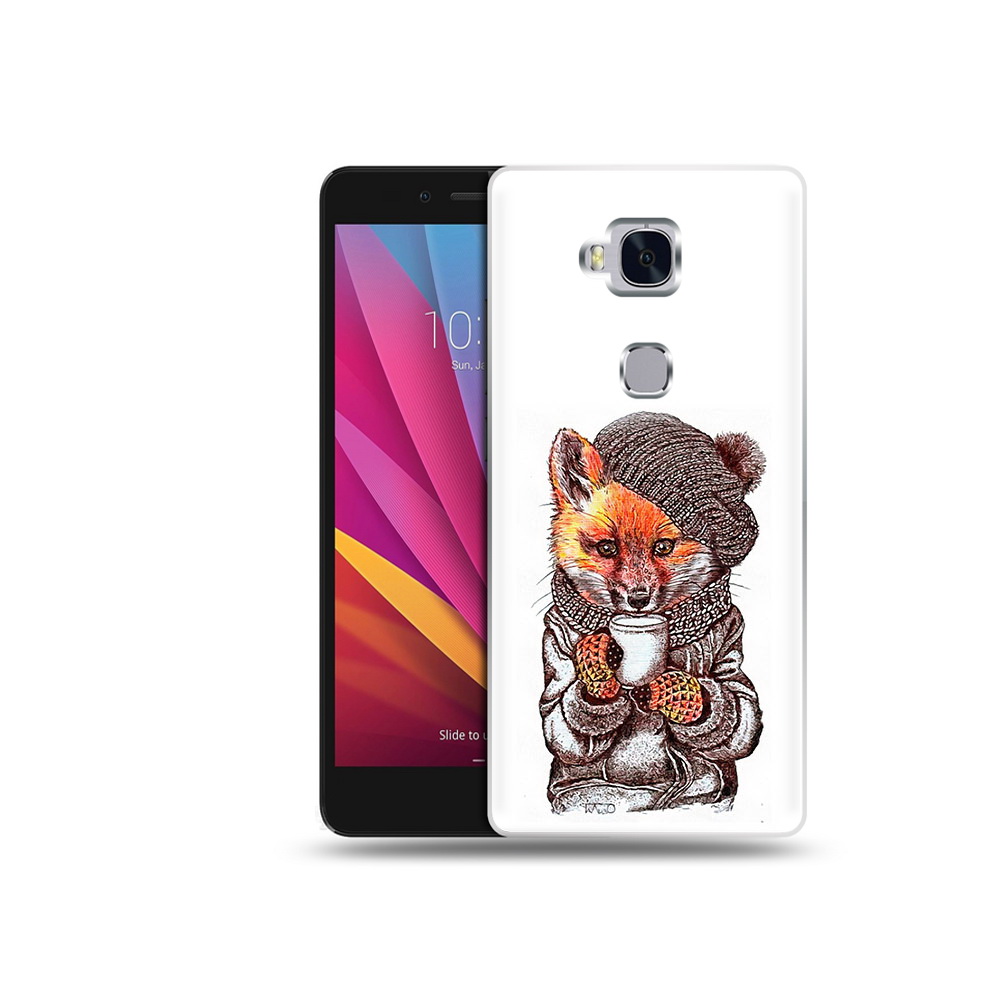 

Чехол MyPads Tocco для Honor 5X лиса в шапке (PT24996.45.437), Tocco