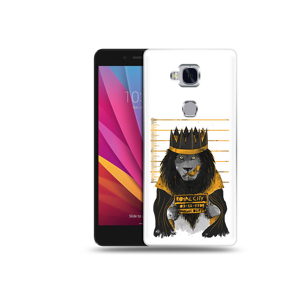 

Чехол MyPads Tocco для Honor 5X лев в законе (PT24996.45.435), Прозрачный, Tocco