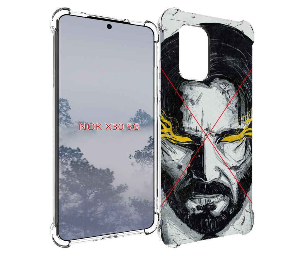 

Чехол MyPads Джон-Уик для Nokia X30 5G, Tocco