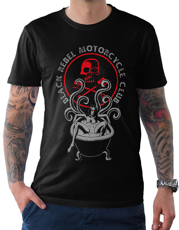 фото Футболка мужская design heroes black rebel motorcycle club черная 2xl