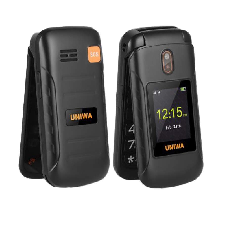 

Мобильный телефон UNIWA V909T Flip Phone Gray, V909T Flip Phone Gray