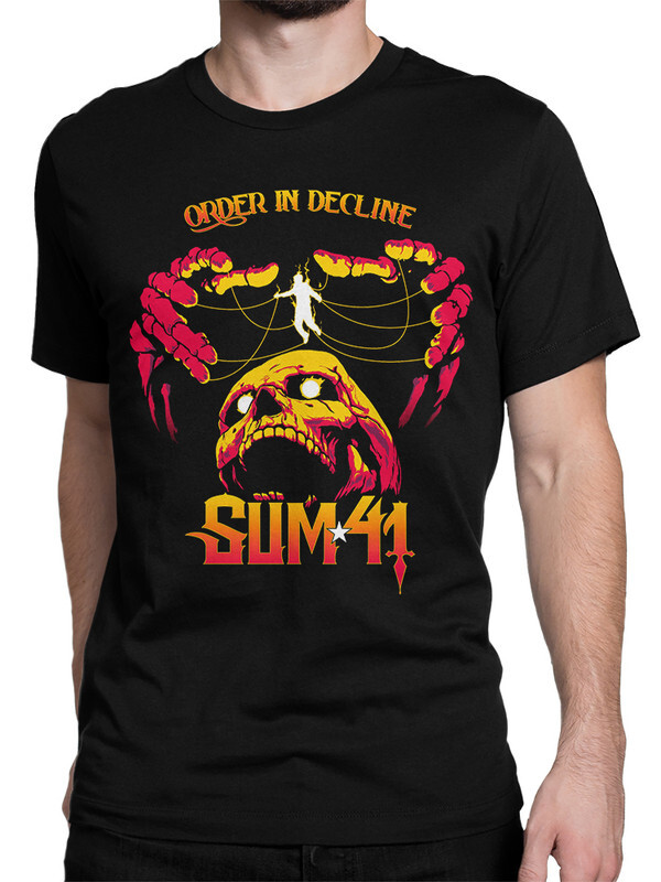 фото Футболка мужская design heroes группа sum 41 черная xs