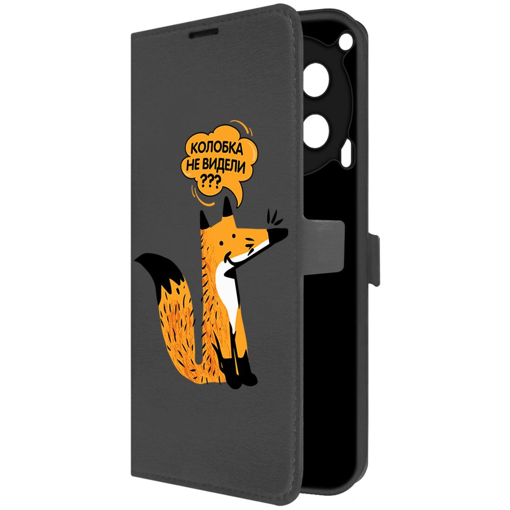 

Чехол Krutoff для Tecno Camon 30 Лиса, Черный
