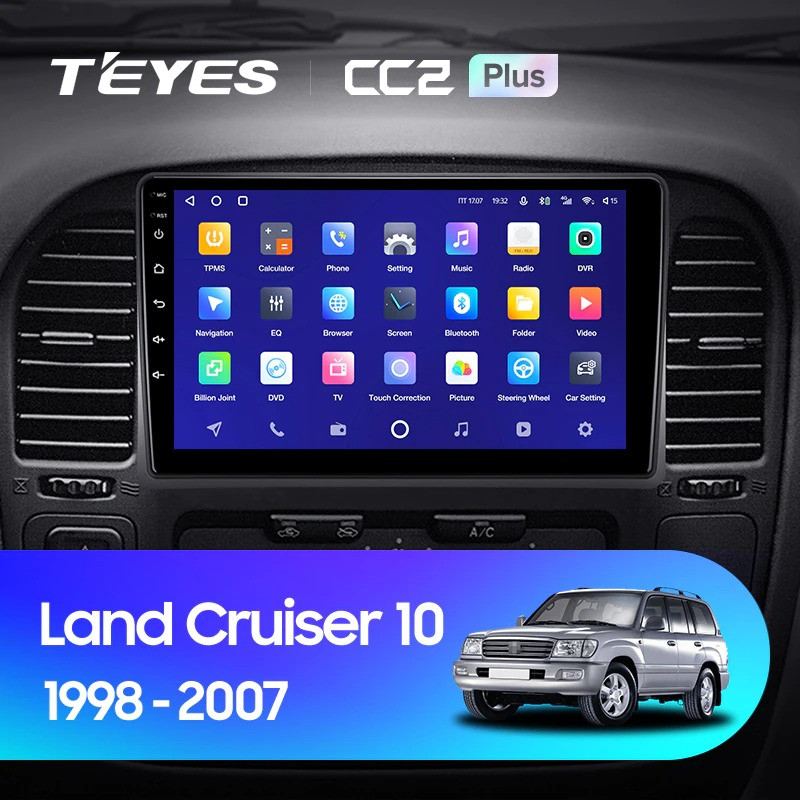 

Штатная магнитола Teyes CC2 Plus 4/64 Toyota Land Cruiser 10 J100 100 (1998-2007), CC2 Plus