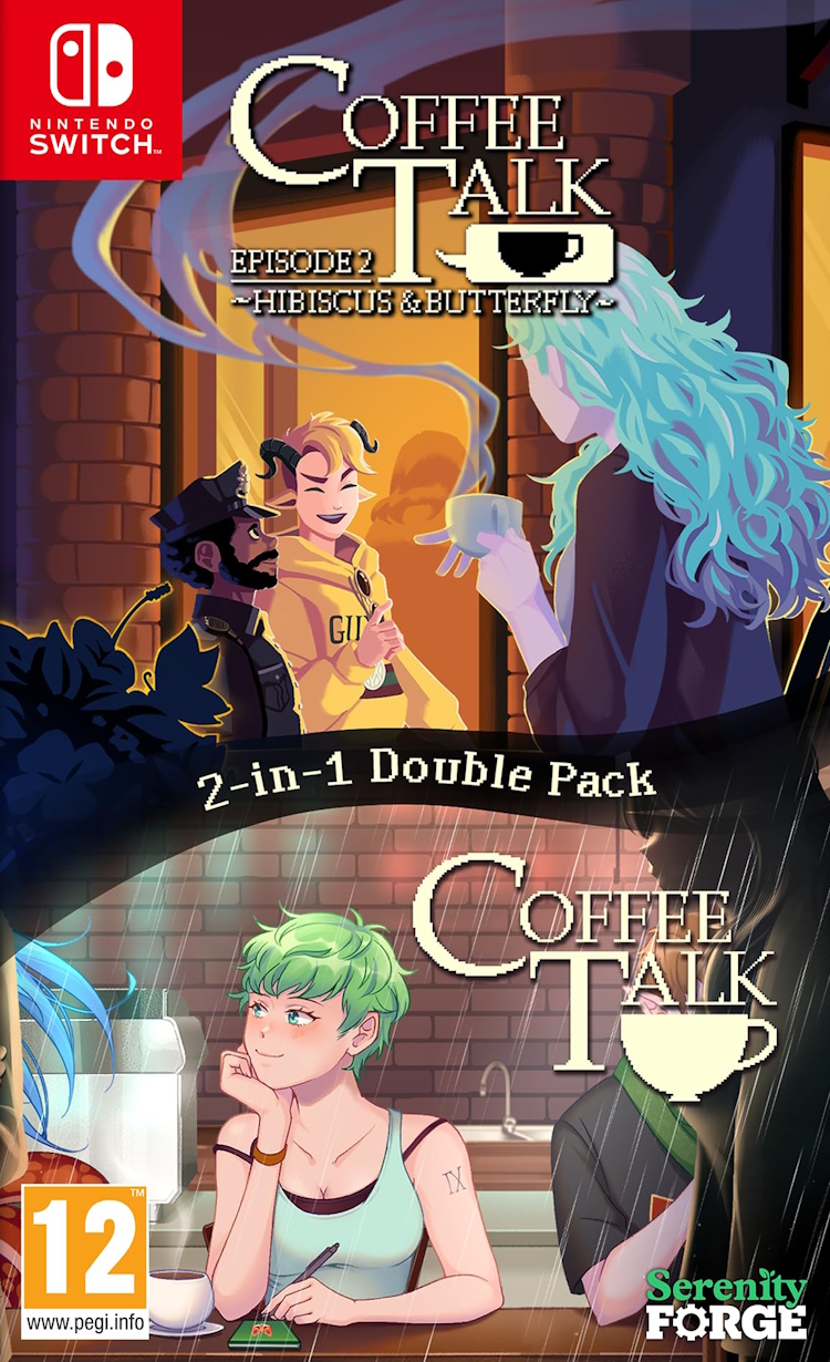 

Игра Coffee Talk 1 + 2 Double Pack (Nintendo Switch, полностью на иностранном языке), Coffee Talk 1 + 2 Double Pack