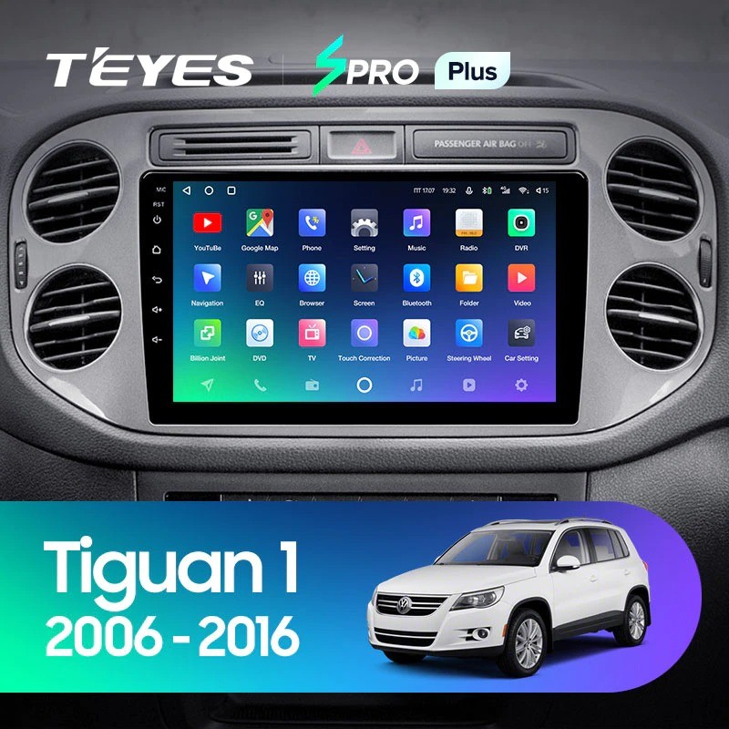 Штатная магнитола Teyes SPRO Plus 6128 Volkswagen Tiguan 1 NF 2006-2017 F1 3870000₽