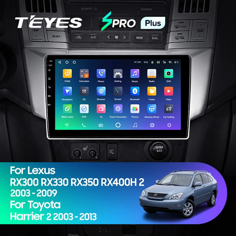 Штатная магнитола Teyes SPRO Plus 6128 Toyota Harrier 2003-2009 3790000₽