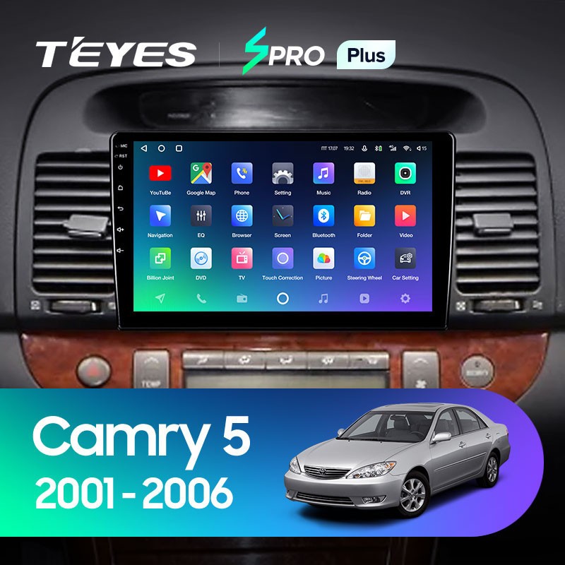 Штатная магнитола Teyes SPRO Plus 6128 Toyota Camry 5 XV 30 2001-2006 Тип-A 3660000₽