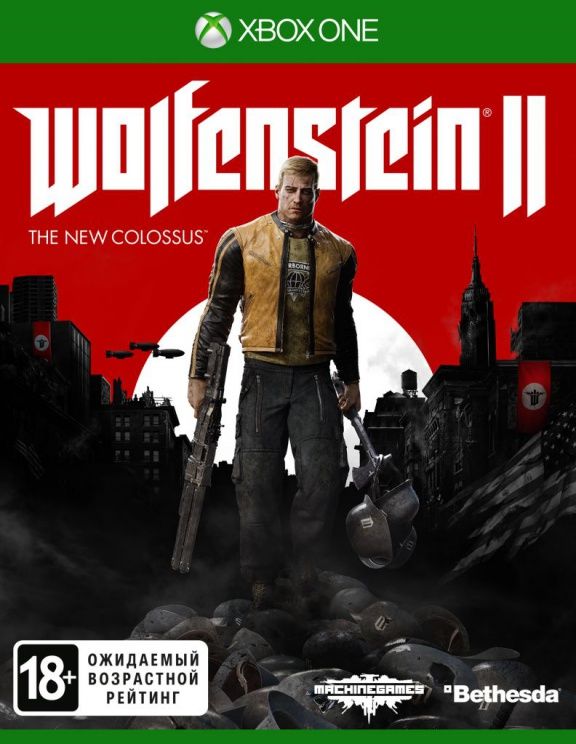 Игра Wolfenstein 2 II The New Colossus Xbox One полностью на иностранном языке 3490₽