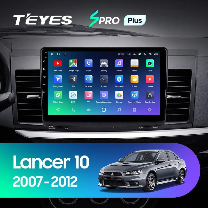 Штатная магнитола Teyes SPRO Plus 6128 Mitsubishi Lancer 10 CY 2007-2012 Тип-A 3790000₽