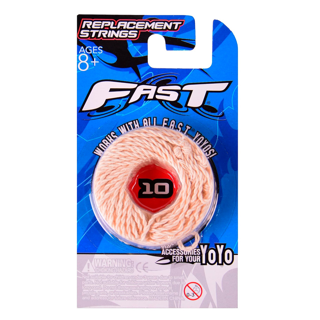 

Запасные веревки YoYoFactory FAST для йо-йо, 10 шт. YYF26204, Белый