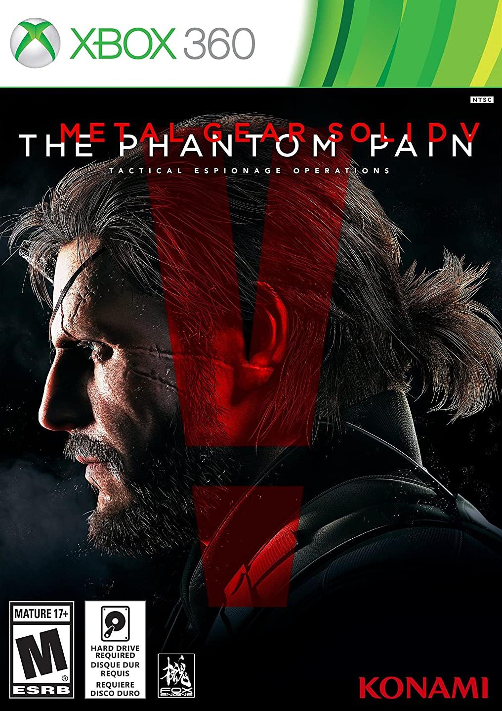 Игра Metal Gear Solid 5 V: The Phantom Pain (Xbox 360, полностью на иностранном языке)