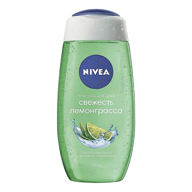 

Гель для душа Nivea Свежесть лемонграсса с капельками масла 250 мл, Свежесть