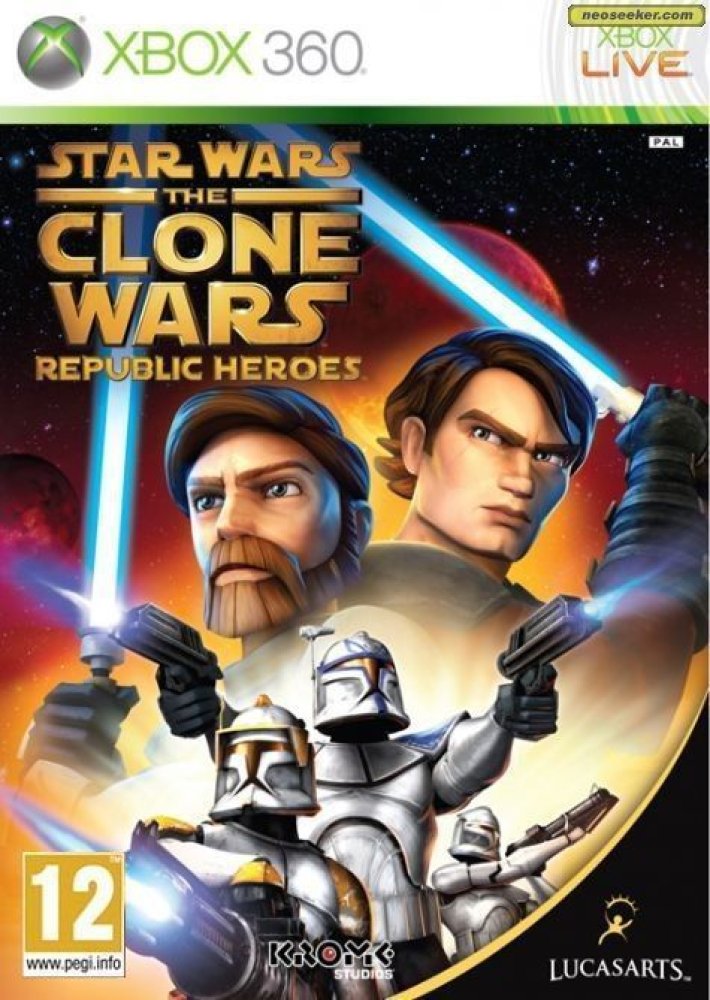 

Игра Star Wars the Clone Wars: Republic Heroes (Xbox 360, полностью на иностранном языке), Star Wars the Clone Wars: Republic Heroes