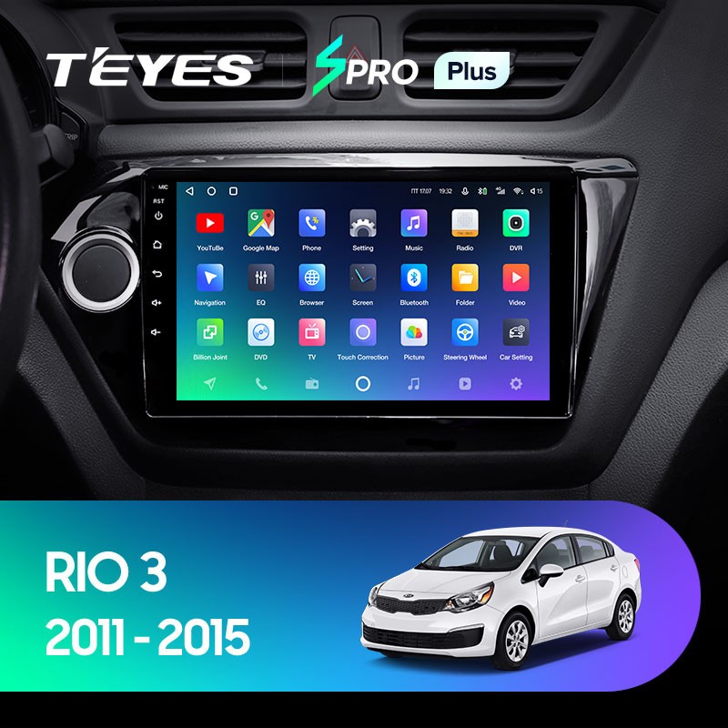 Штатная магнитола Teyes SPRO Plus 6128 Kia RIO 3 2011-2016 3660000₽