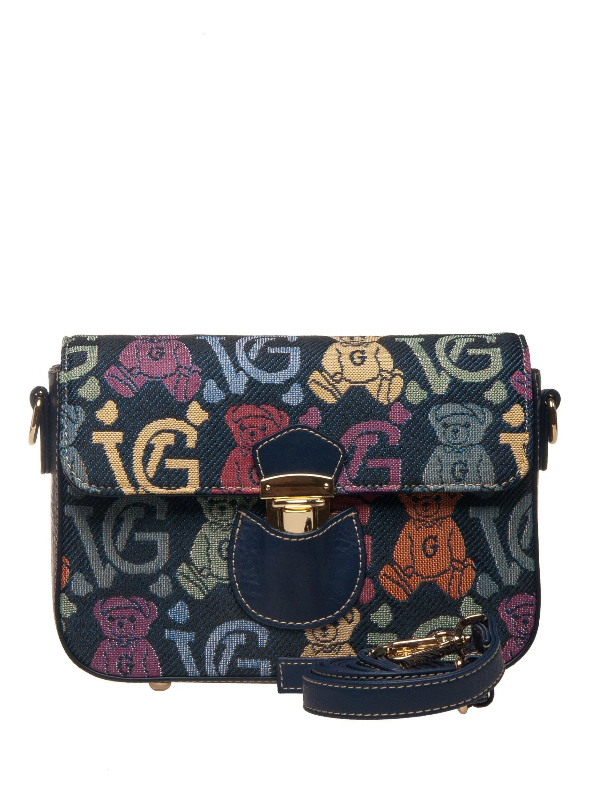 Сумка кросс-боди женская Henney Bear 11123-95hb-BLUE синая