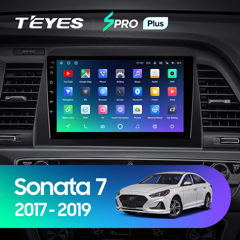 Штатная магнитола Teyes SPRO Plus 6128 Hyundai Sonata 7 LF 2017-2019 3840000₽