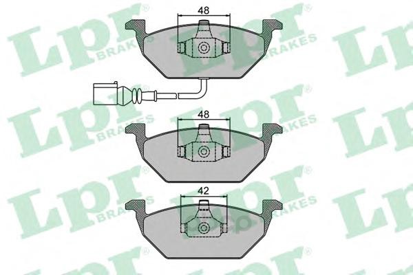 

Колодки тормозные Lpr 05P692