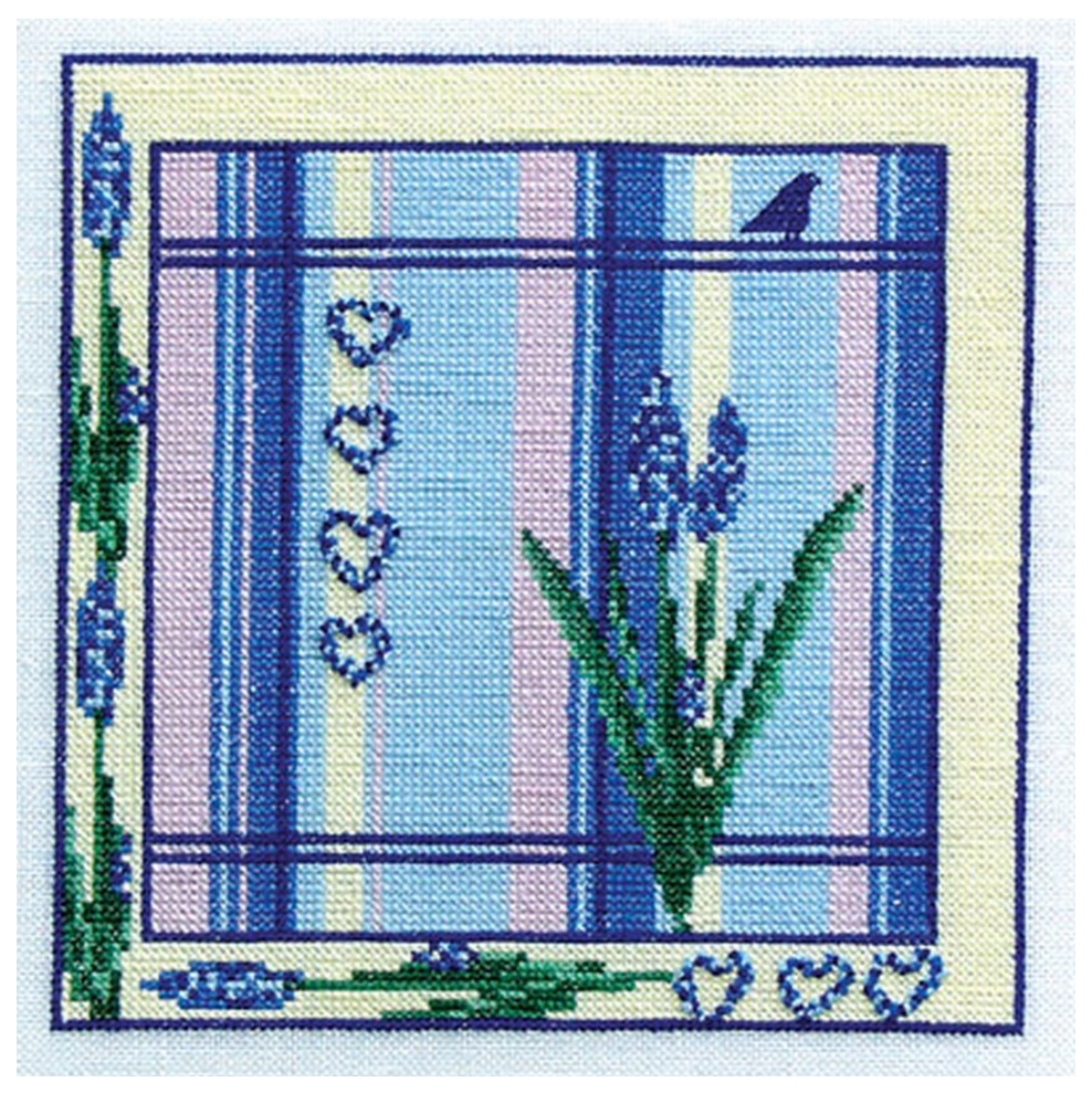 

Набор для вышивания Acufactum Ute Menze 2469 Голубой гиацинт, 17,5x17,5см