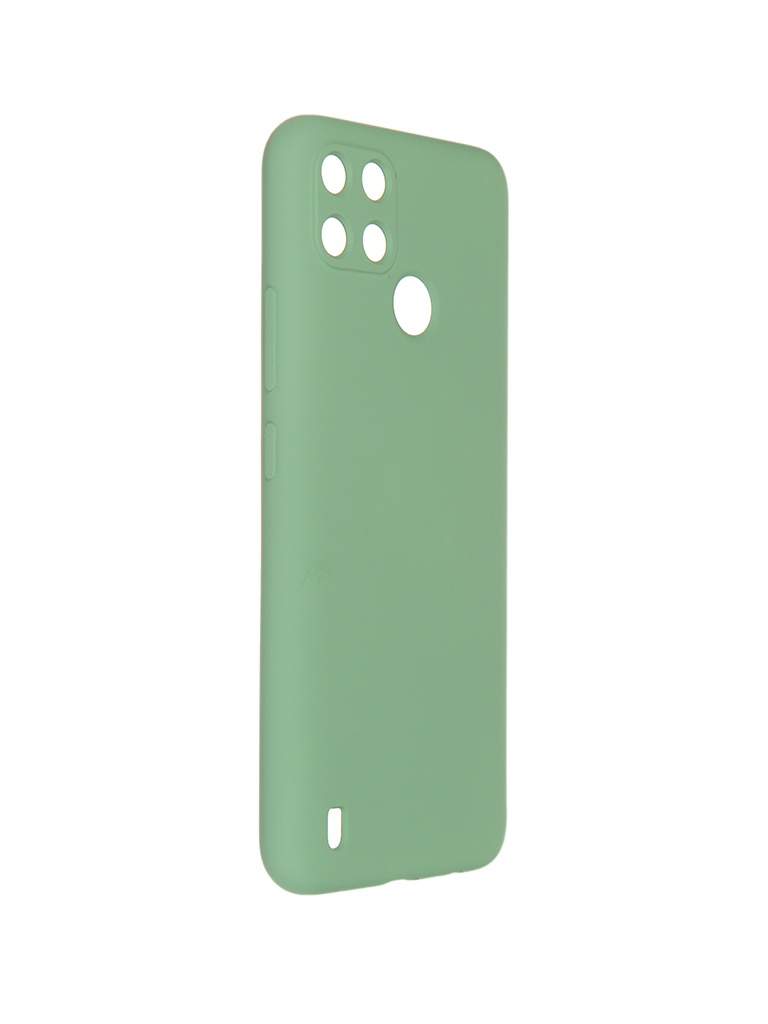 

Чехол Pero для Realme C21Y Liquid Silicone Green PCLS-0086-GN, Realme C21Y