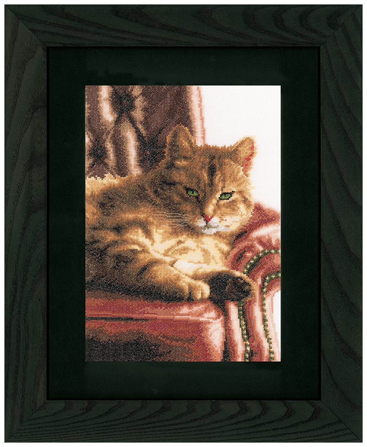 фото Набор для вышивания vervaco pn-0146177 relaxed tabby, 24x34см