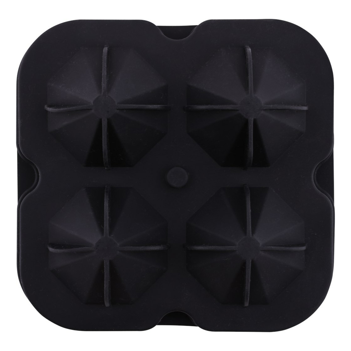 

Форма для льда Homeclub Diamond 12,5 x 12,5 x 3,5 см черная, Черный