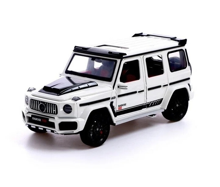 

Коллекционная машинка WEITUO Мерседес G-Класс AMG Brabus 700 28 см MS921-3 белый