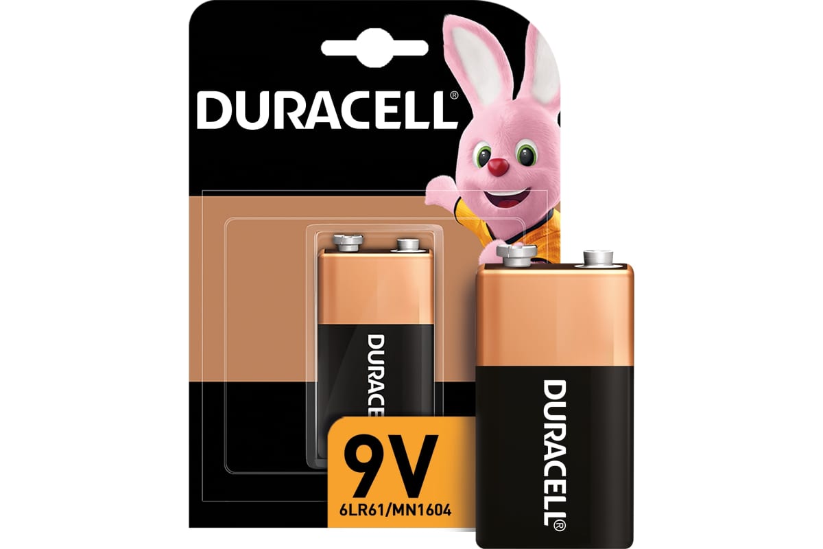 Батарейка Крона 6lr61 Duracell DURACELL арт. 14883 рамка вкладыш крона день за днём