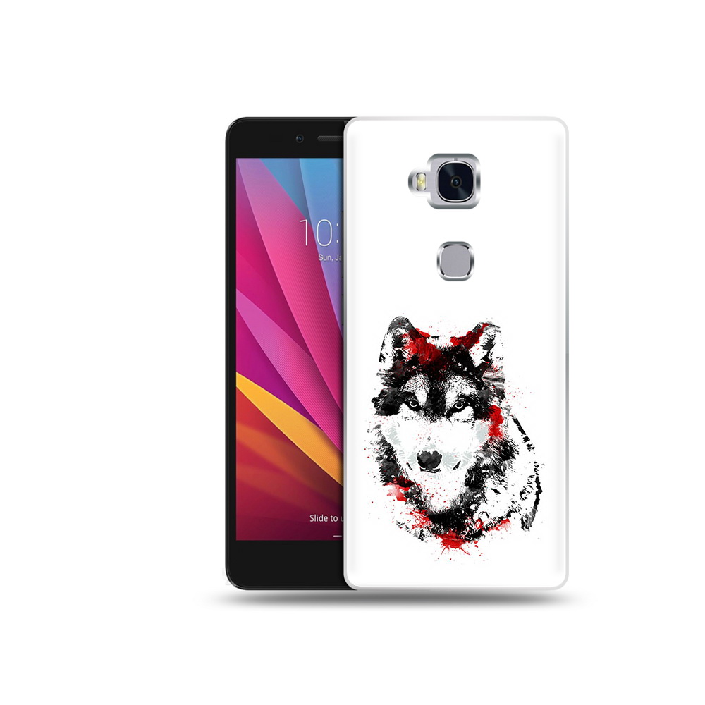 

Чехол MyPads Tocco для Honor 5X кровавый волк (PT24996.45.416), Прозрачный, Tocco