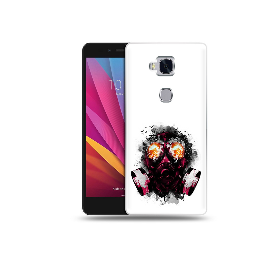 

Чехол MyPads Tocco для Honor 5X красный противогаз (PT24996.45.412), Прозрачный, Tocco