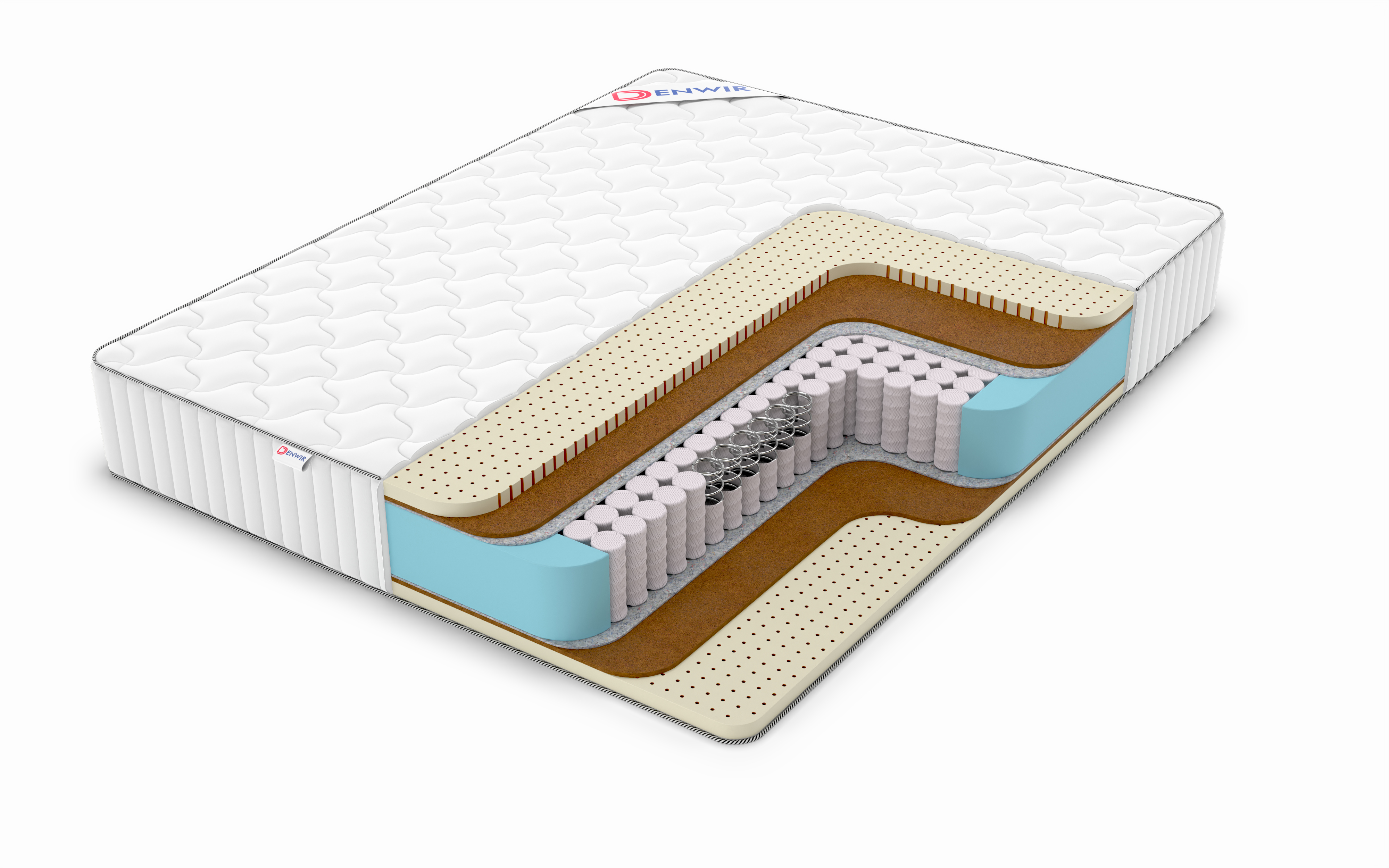 

Матрас пружинный Denwir CLASSIC MIDDLE SOFT PLUS TFK 70х125, 25 см, Белый, CLASSIC MIDDLE SOFT PLUS TFK