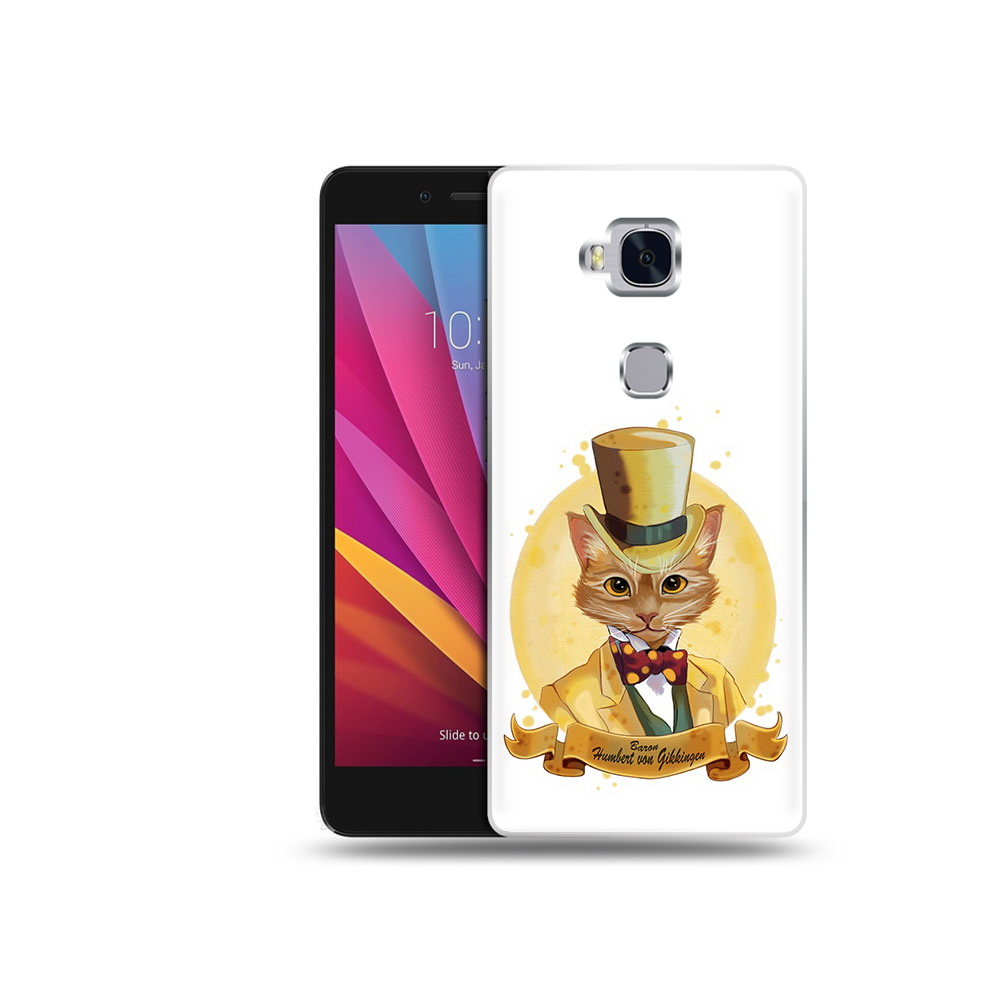 

Чехол MyPads Tocco для Honor 5X кот юрист (PT24996.45.401), Прозрачный, Tocco