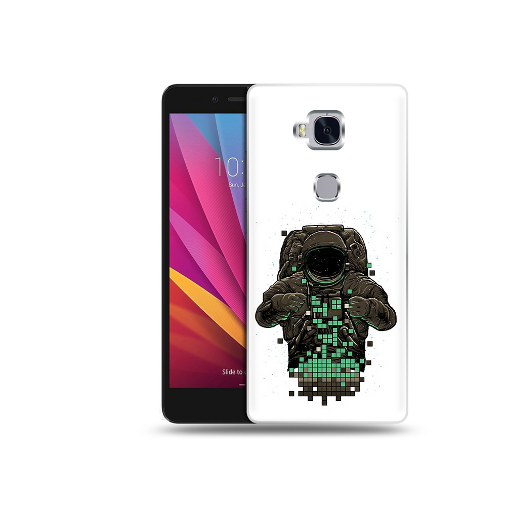 

Чехол MyPads Tocco для Honor 5X космонавт с пикселями (PT24996.45.394), Прозрачный, Tocco