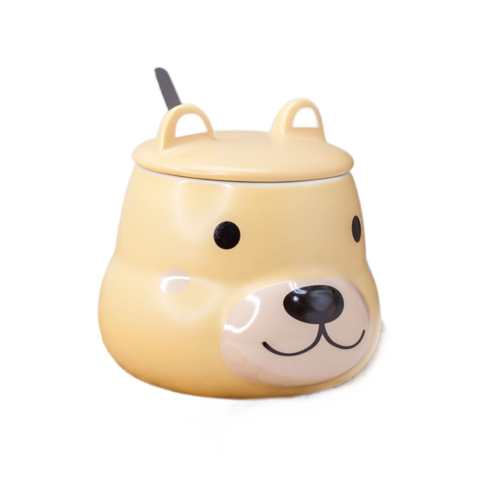 

Кружка Animal bear желтая 385 ml, Animal bear