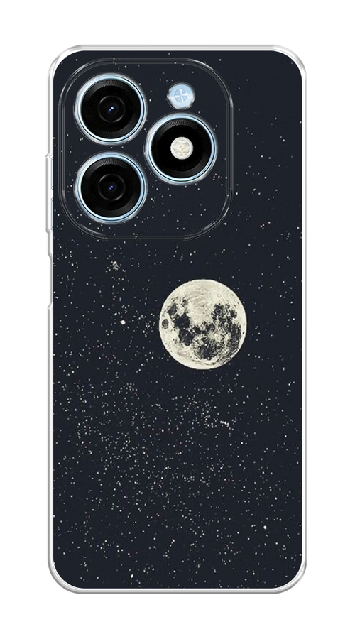 

Чехол на Tecno Spark 20 "Полнолуние", Бордовый, 304750-1