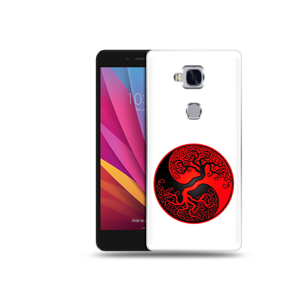 

Чехол MyPads Tocco для Honor 5X инь янь дерево (PT24996.45.379), Прозрачный, Tocco